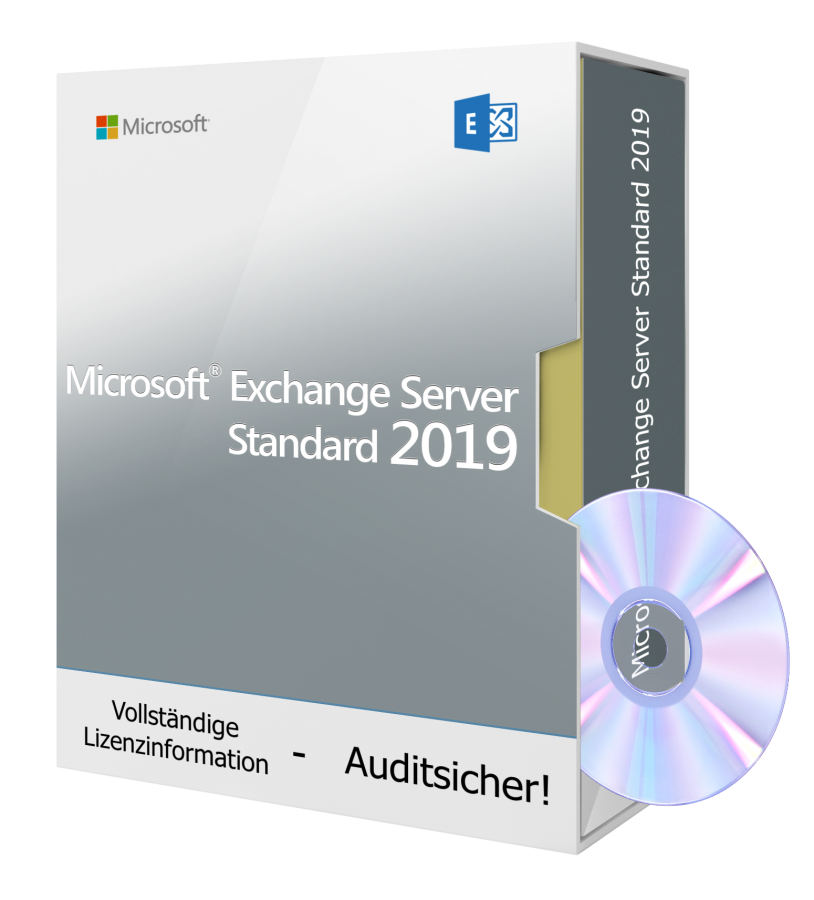 Microsoft Exchange Server Standard 2019 inkl. Installations-DVD