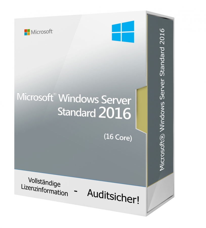 Microsoft Windows Server 2016 Standard Download 16 Core