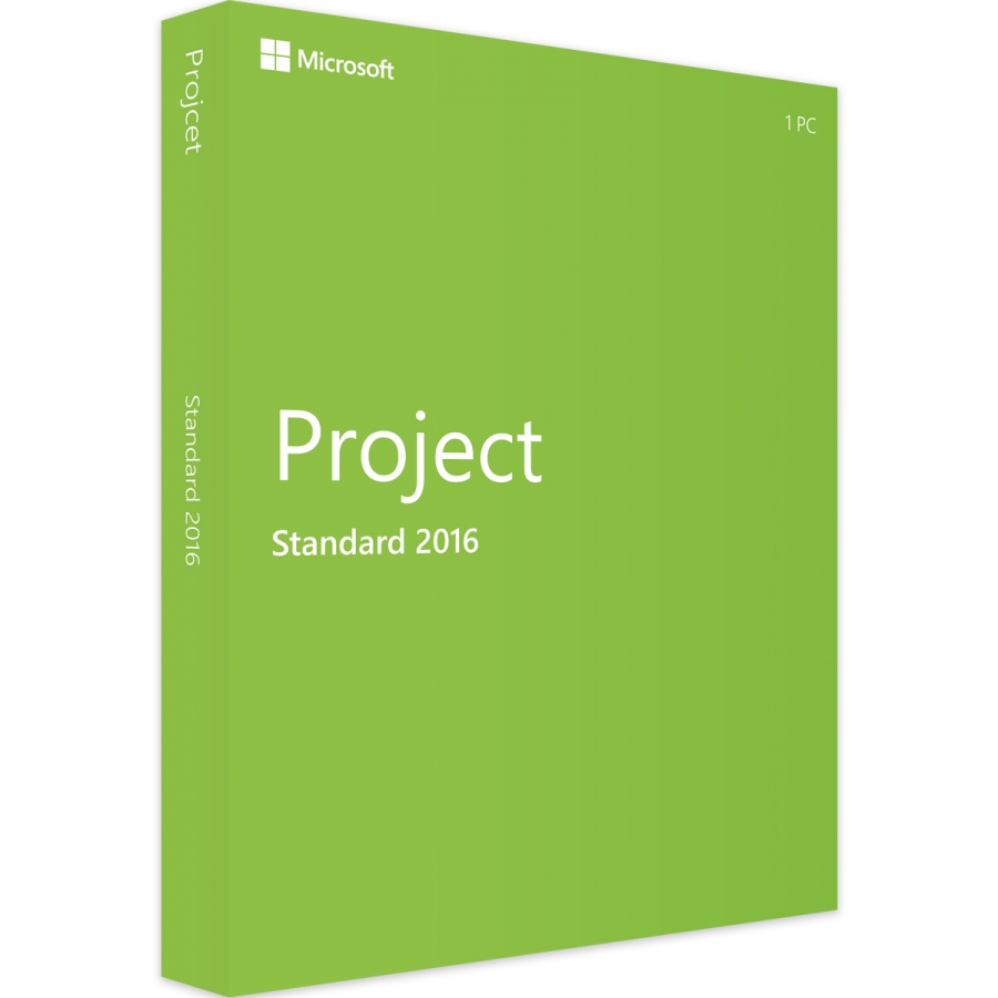Microsoft Project 2016 Standard PKC Box for PC
