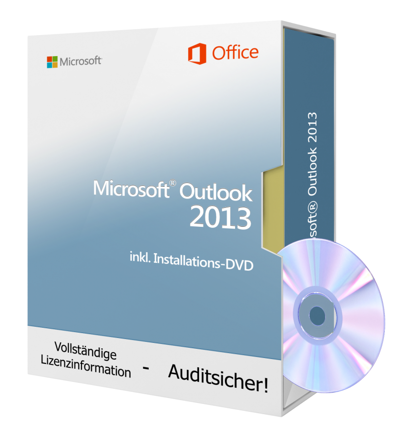 Microsoft Outlook 2013 incl. Installations-DVD, 1PC
