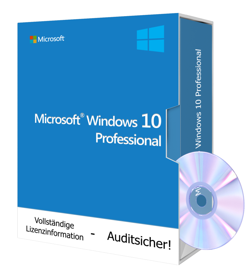 Microsoft Windows 10 Professional incl. DVD
