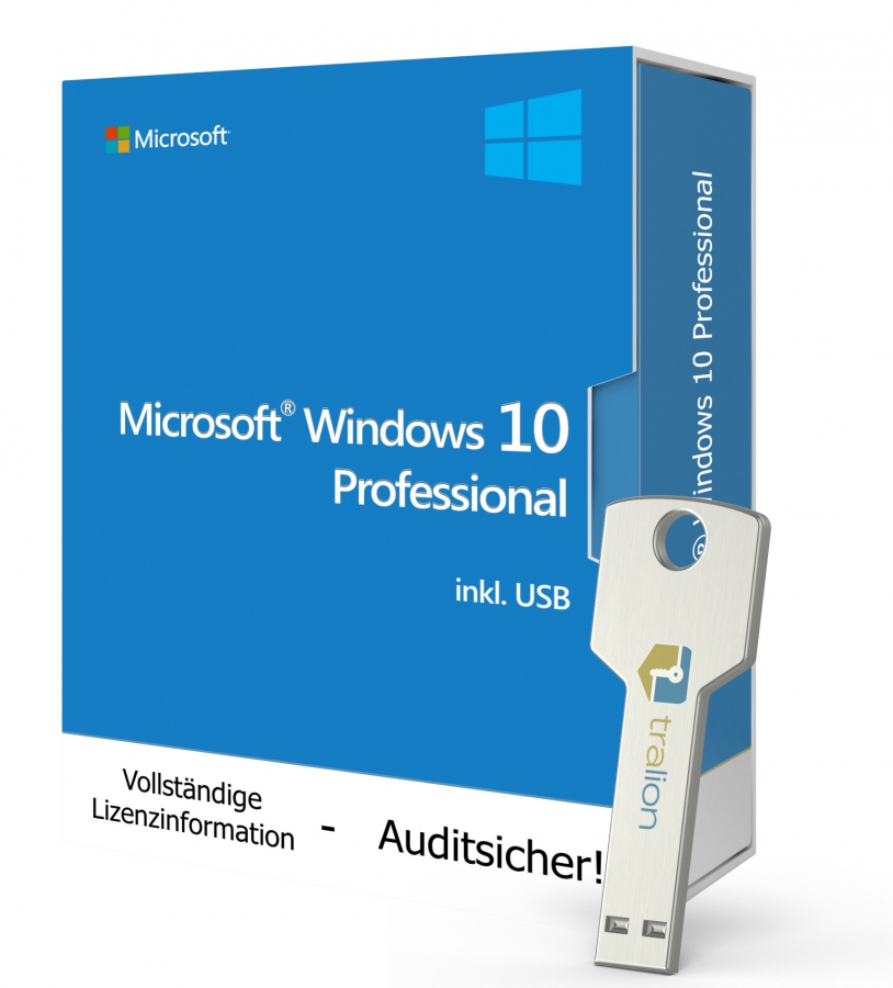 Microsoft Windows 10 Professional - USB-Stick 1 PC