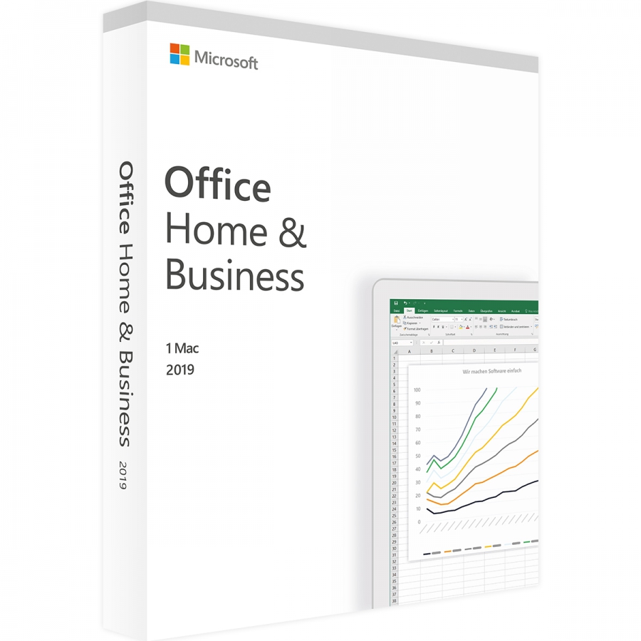 Microsoft Office 2019 Home and Business for MAC ESD