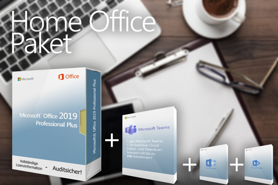 tralion Economy package - Office 2019 Pro Plus, Microsoft Teams, Exchange & SharePoint 1 Year - Full version