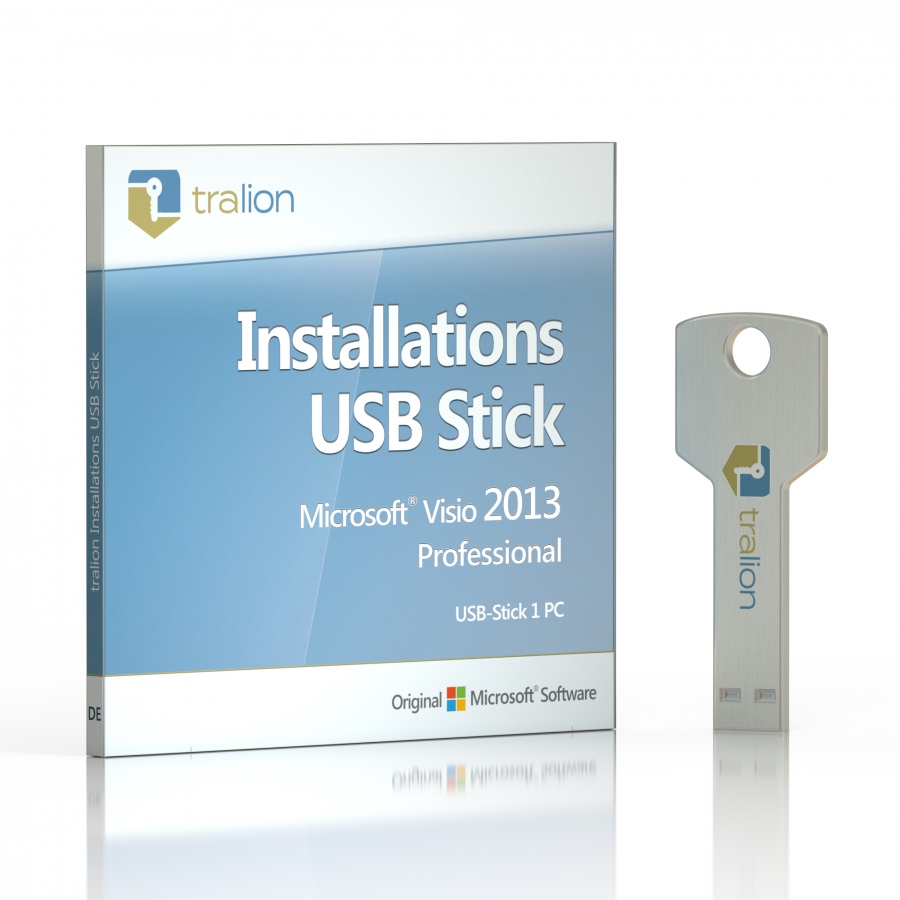 Microsoft Visio 2013 PROFESSIONAL - USB-Stick 1 PC