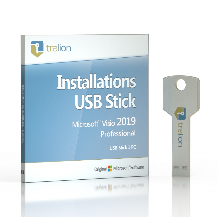 Microsoft Visio 2019 Professional - USB-Stick 1 PC