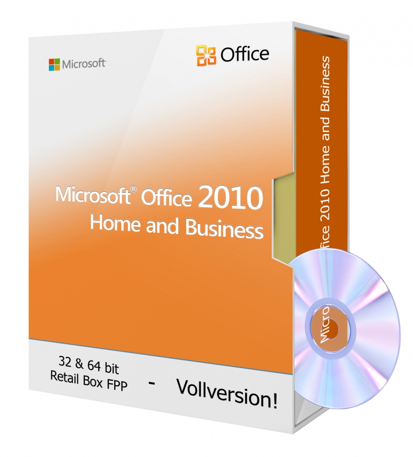 Microsoft Office 2010 HOME & BUSINESS PKC Retail-Lizenz 1 PC