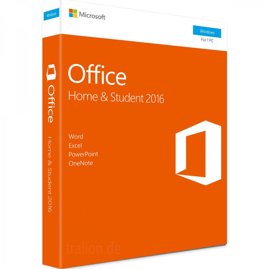 Microsoft Office 2016 Home & Student 1PC Download Licence