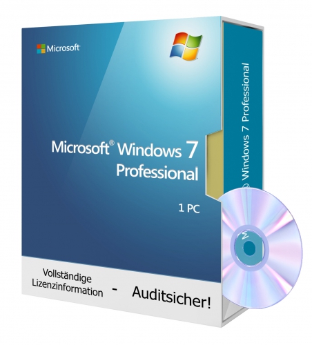 Microsoft Windows 7 Professional - DVD 1 PC