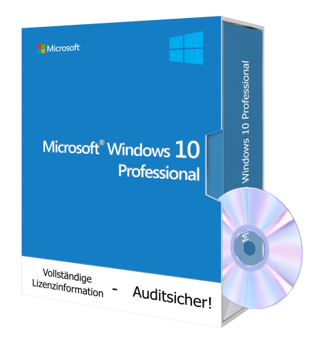 Microsoft Windows 10 Professional incl. DVD