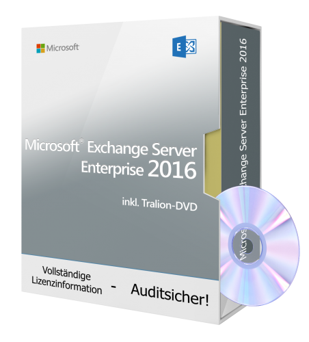 Microsoft Exchange Server Enterprise 2016 incl. Tralion-DVD