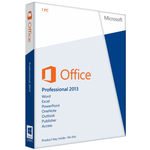 Microsoft Office 2013 Professional 1 PC Download Licence