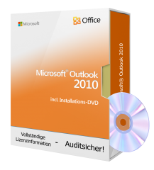 Microsoft Outlook 2010 incl. Installations-DVD, 1PC