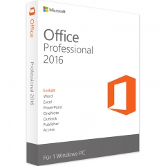 Microsoft Office 2016 Professional 1 PC Download Licence