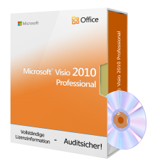Microsoft Visio 2010 PROFESSIONAL - 1 PC inkl. DVD
