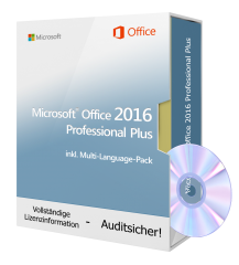 Microsoft Office 2016 Professional Plus - 1 PC incl. DVD