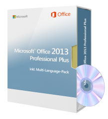 Microsoft Office 2013 Professional Plus DVD, incl. Multi-Language-Pack