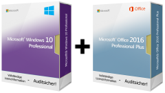 Microsoft Windows 10 Pro incl. Office 2016 Professional Plus (ESD) 1 PC [Bundle]