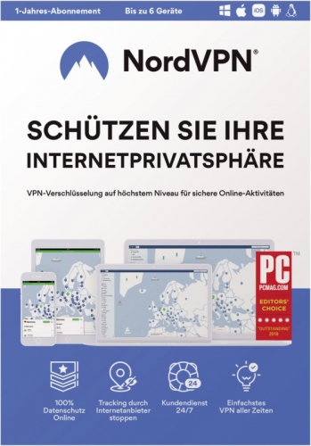NordVPN Premium (6 Geräte / 1 Jahr)