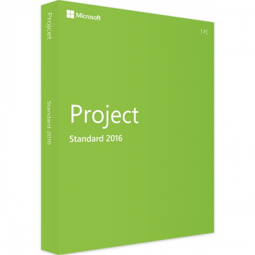 Microsoft Project 2016 Standard PKC Box für PC