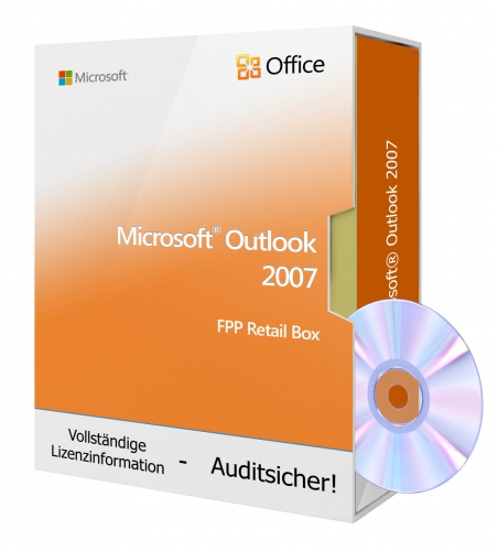 Microsoft Outlook 2007 1 PC Retail Box FPP german
