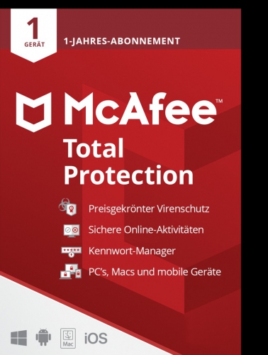 McAfee Total Protection (1 D -1 Y) MD MD