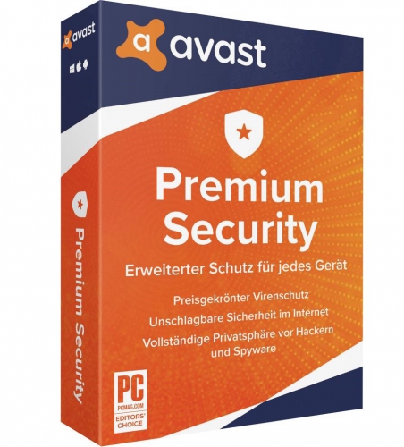 Avast Premium Security 2021 (10 PC / 1 Jahr) WIN