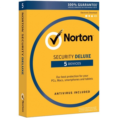 Norton Deluxe 3.0 - 5 Geräte, 1 Jahr - ESD-Download ESD