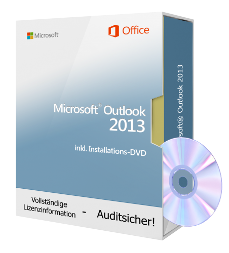 Microsoft Outlook 2013 inkl. Installations-DVD, 1PC