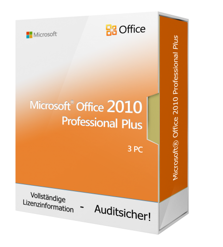Microsoft Office 2010 PROFESSIONAL PLUS 3 PC