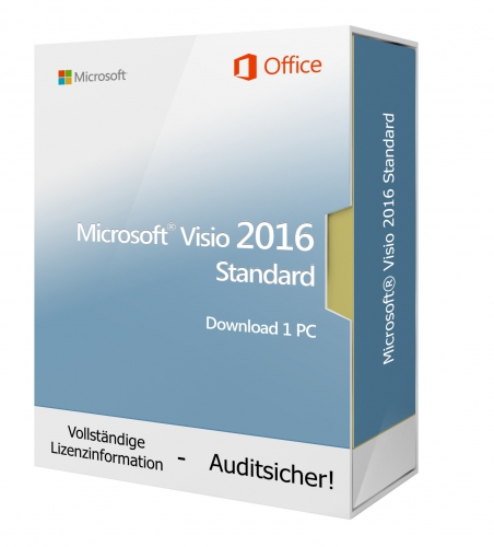 Microsoft Visio 2016 Standard - Download 1 PC
