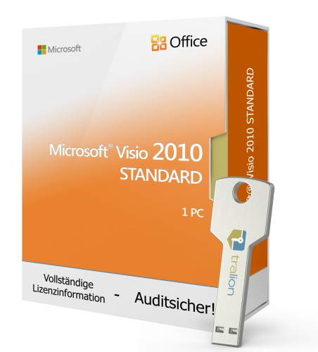 Microsoft Visio 2010 STANDARD - USB-Stick 1 PC