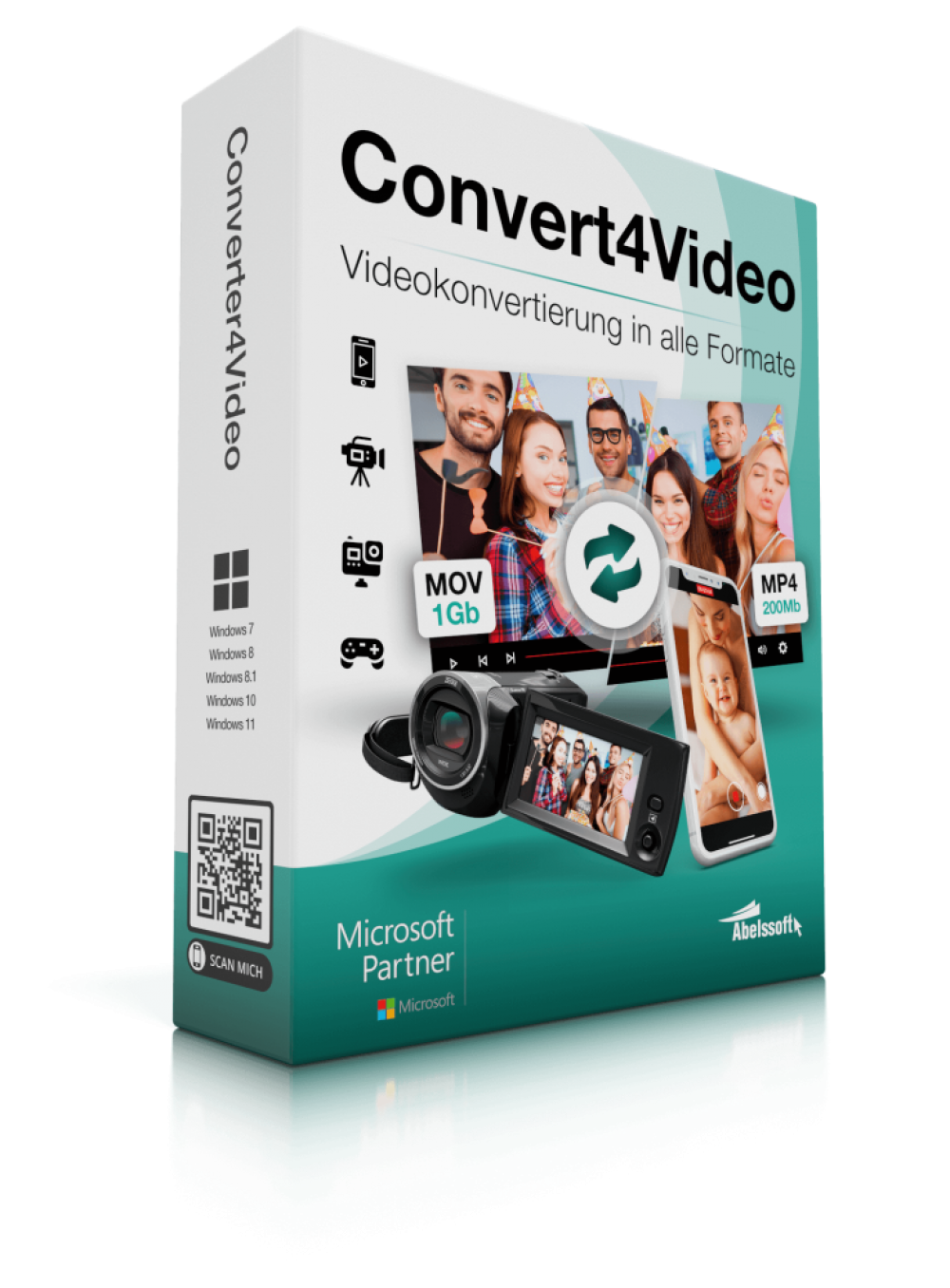 Abelssoft Converter4Video (1 PC / 1 Jahr) ESD