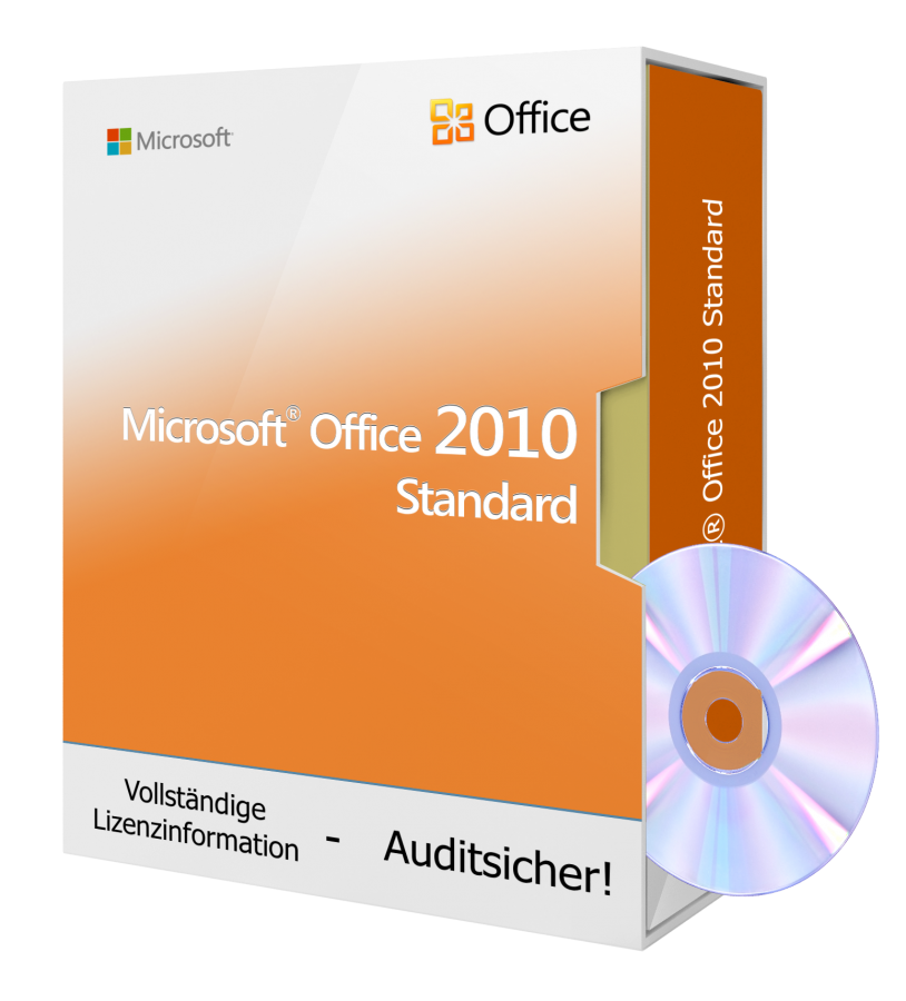 Microsoft Office 2010 STANDARD inkl. DVD