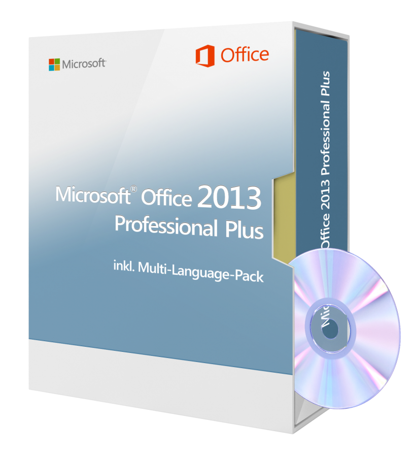 Microsoft Office 2013 Professional Plus - DVD inkl. Multi-Language-Pack 1 PC