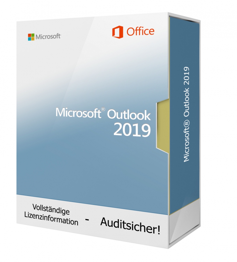 Microsoft Outlook 2019 inkl. Installations-DVD, 1PC