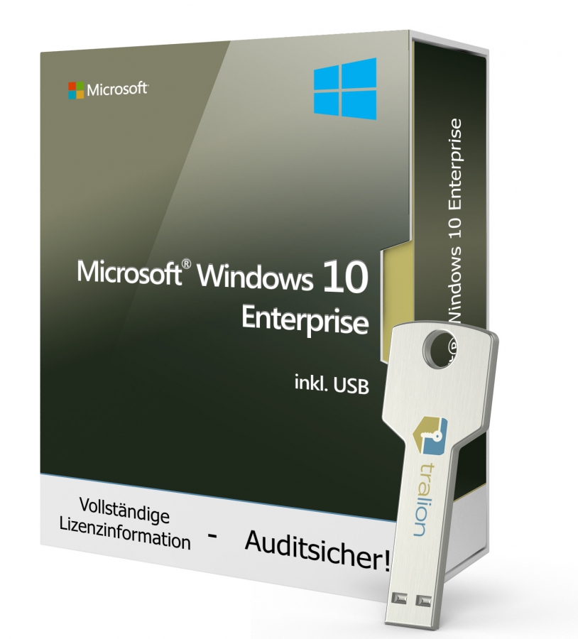 Microsoft Windows 10 Enterprise inkl. USB