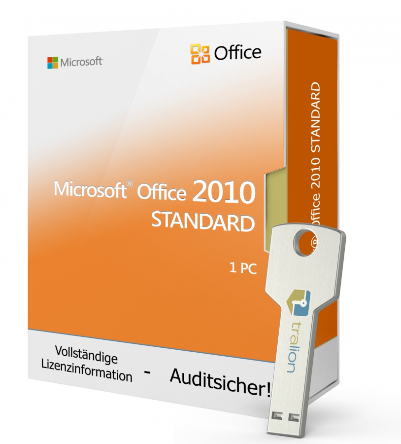 Microsoft Office 2010 STANDARD, USB-Stick 1 PC