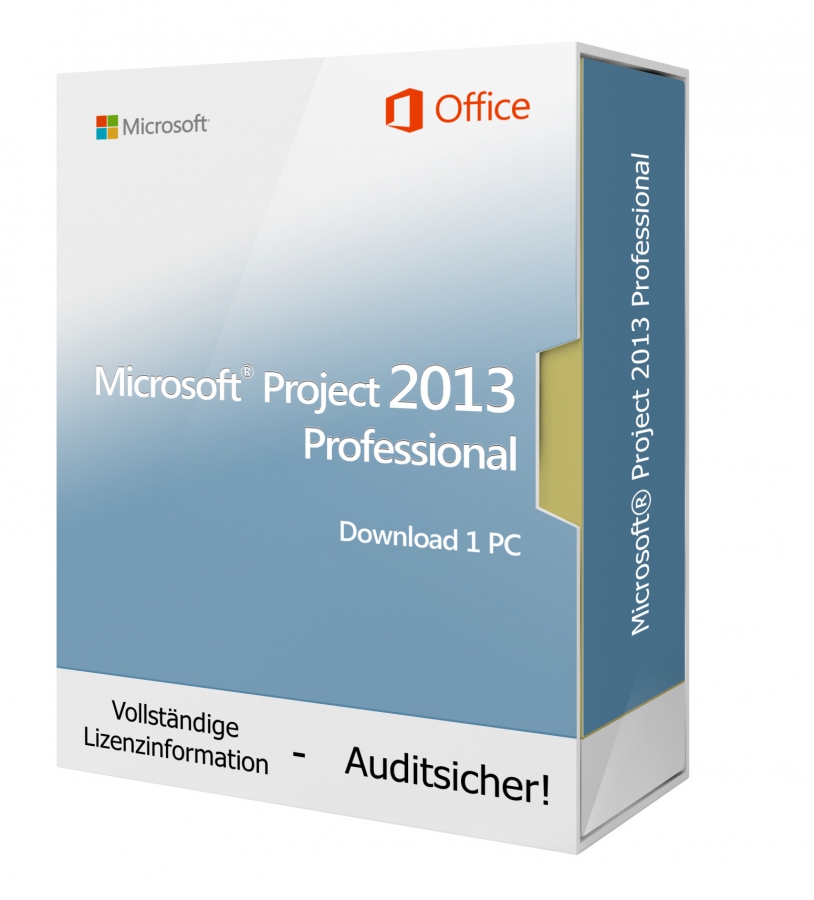 Microsoft Project 2013 PROFESSIONAL - Download 1 PC