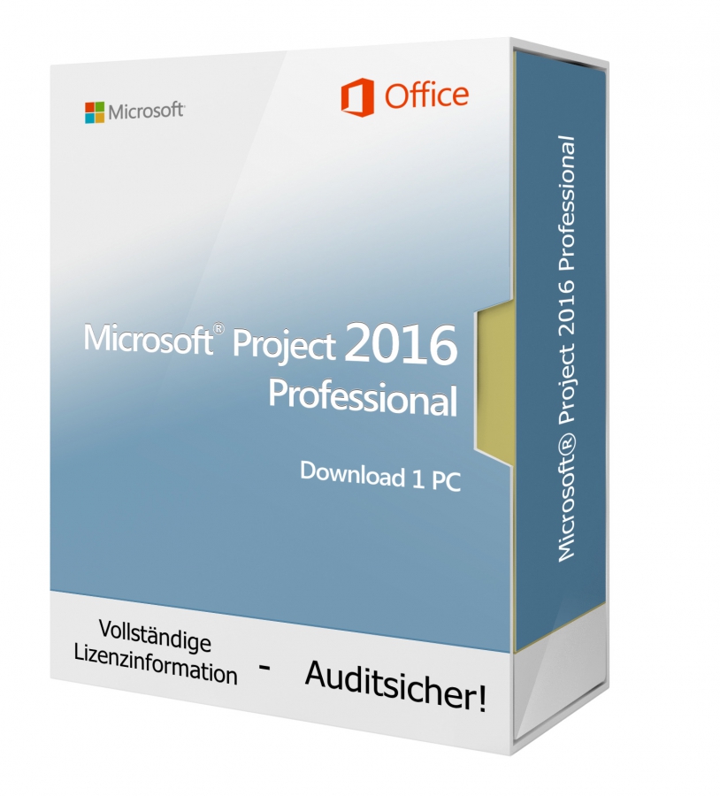 Microsoft Project 2016 Professional - Download 1 PC