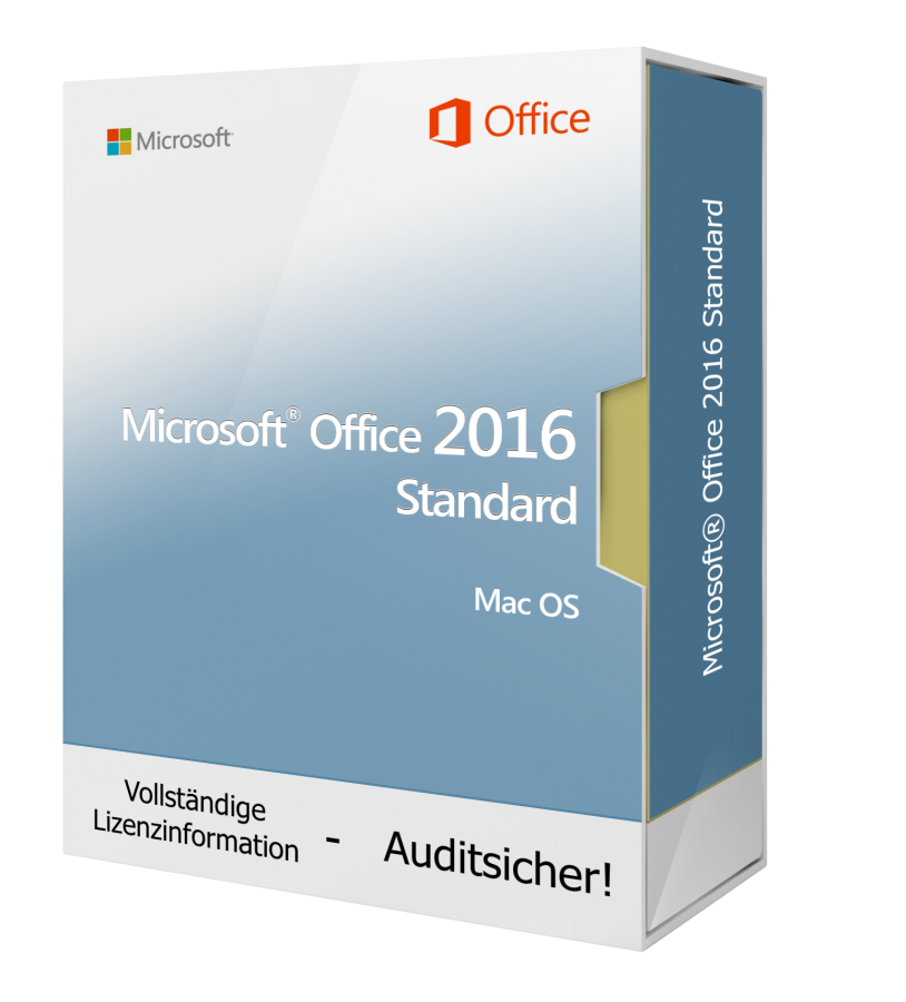 Microsoft Office 2016 Standard - Download 1 Mac